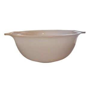 Vintage‎ Glasbake White Mixing Or Serving Bowl